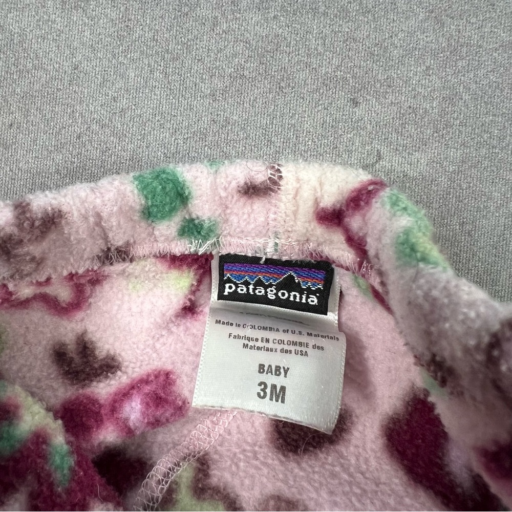Patagonia Baby Pants - Pink and Green Floral - Picture 3 of 3